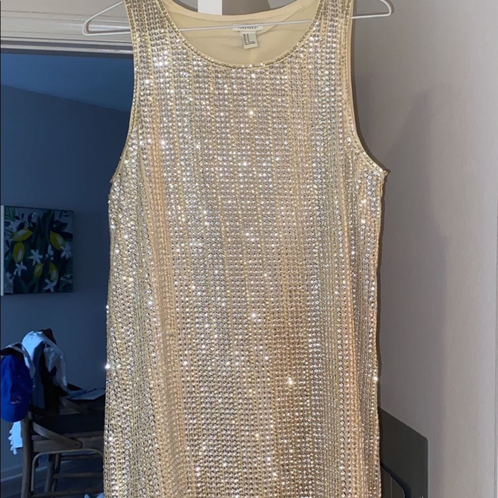 Forever21 Gold Sequin Dress